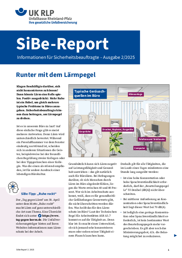 Vorschaubild des SiBe-Report 2/2025