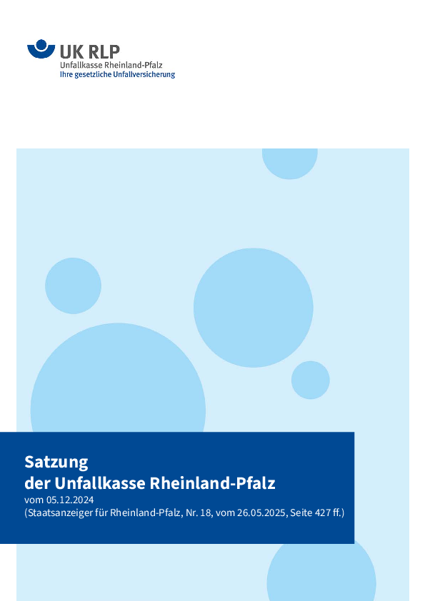 Vorschaubild der Satzung der UK RLP