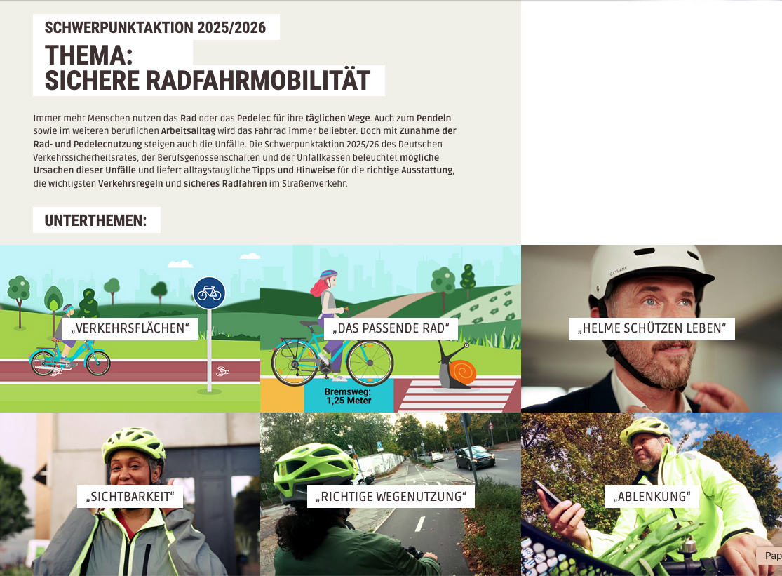 Screenshot der Webseite "schwerpunktaktion.de"