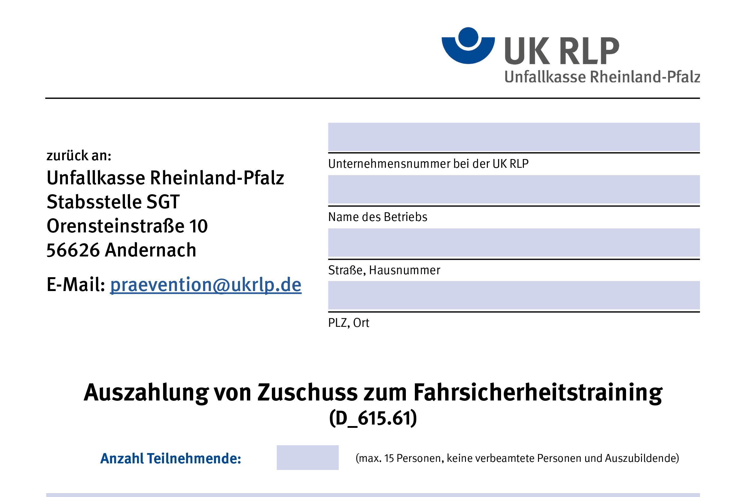 Vorschau Antrag Auszahlung Zuschuss